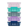 Glass 3.4 Cup 27 Ounce Duraglass Food Storage Meal Prep Container Set, 10 Piece