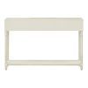 TREXM Console Table Sofa Table with Drawers for Entryway with Projecting Drawers and Long Shelf (Antique White, OLD SKU: WF189574AAK)