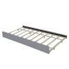 Queen Size Velvet Upholstered Platform Bed with 2 Drawers and 1 Twin XL Trundle