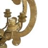 Farmhouse Chandelier, 6-Light Wood Chandelier Pendant Light Fixture with Adjustable Chain for Dining Room Living Room Entryway, Bulb Not Included