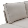 [VIDEO provided][New]90*88" Terrycloth Modern Sectional Sofa,5-Seat Practical Couch Set with Chaise Lounge,L-Shape minimalist Indoor Furniture with 3