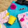 Kids Poncho Towel Swimming Pool Hooded Bath Towel Changing Robe Quick Dry Soft Microfiber 55 x 40 inch Under The Sea Print