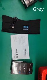 Home Fashion Simple Bluetooth Headband (Color: Grey)