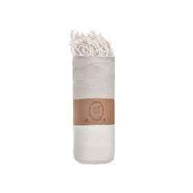 Violet Beach Towel (Color: Beige, size: 38'' x 70'')