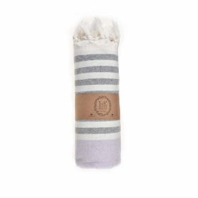 Ephesus Beach Towel (Color: Lilac, size: 38'' x 70'')