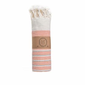 Eftelia Beach Towel (Color: Orange, size: 38'' x 70'')