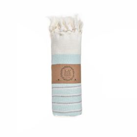 Eftelia Beach Towel (Color: aqua, size: 38'' x 70'')