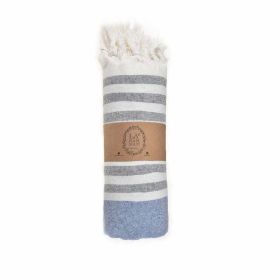 Ephesus Beach Towel (Color: Blue, size: 38'' x 70'')