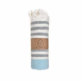 Ephesus Beach Towel (Color: Turquoise, size: 38'' x 70'')