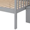 Twin over Full Stairway Bunk Bed with Storage