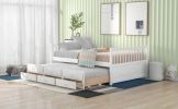 Full size Daybed with Twin size Trundle and Drawers;  Full Size