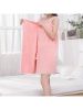 1pc Quick Drying Wearable Bath Towel with Bowknot for Adults
