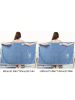 1pc Quick Drying Wearable Bath Towel with Bowknot for Adults