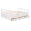 Full size Daybed with Twin size Trundle and Drawers;  Full Size